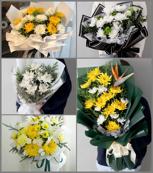 江苏泰州泰兴市曲霞镇白事花束代送